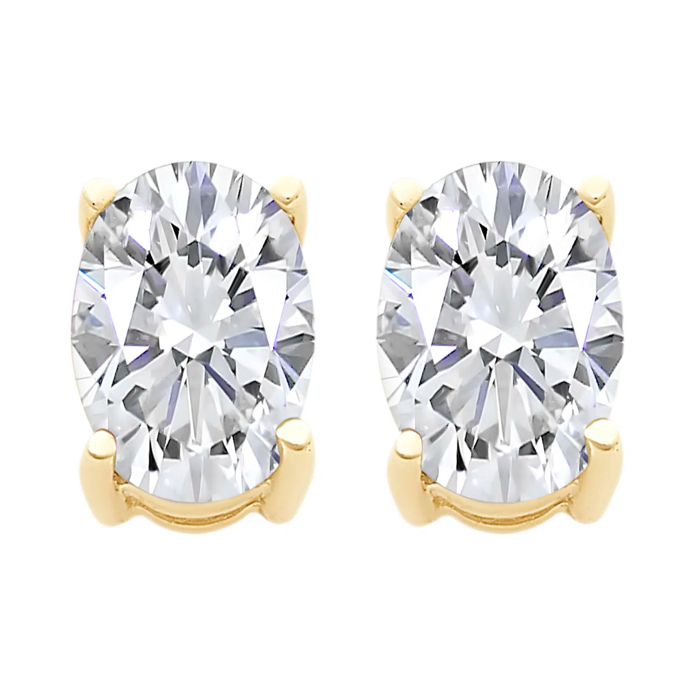 9ct Y/G C/Z Studs