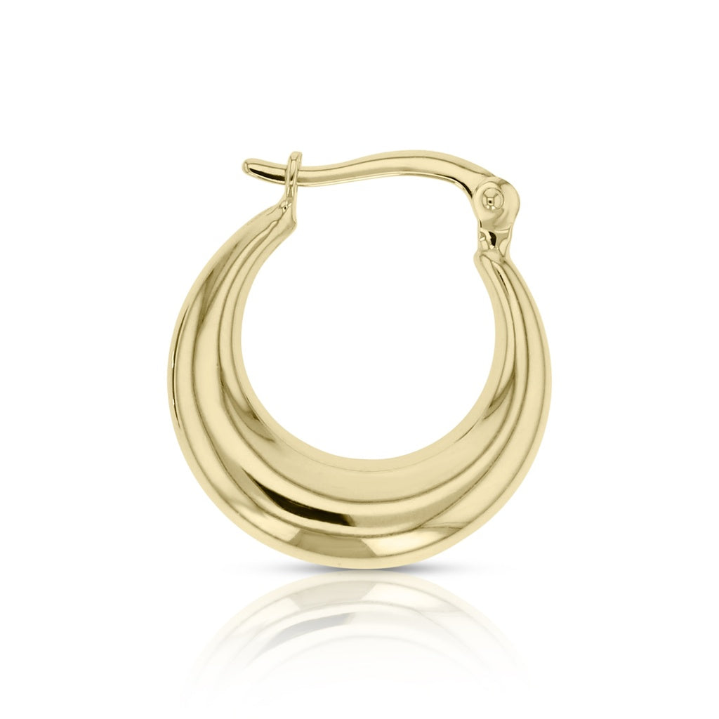 9CT Y/G GRADUATED HOOP 11.5MM