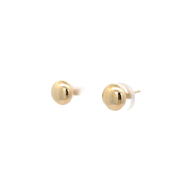 9CT Y/G BUTTON STUD 7MM