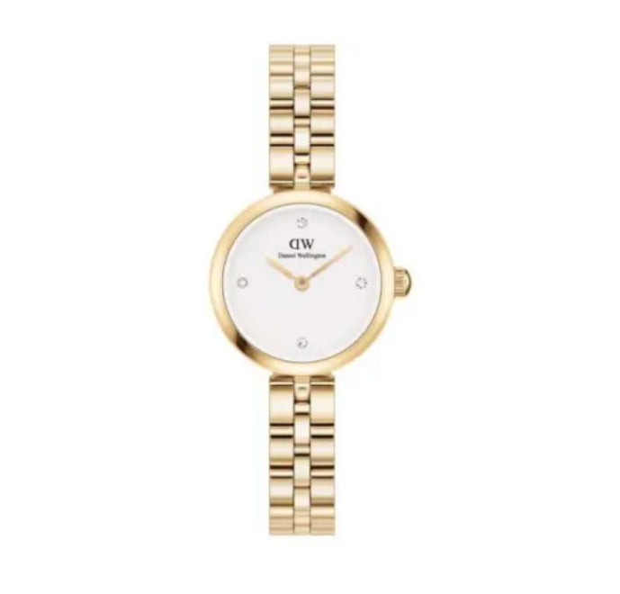 LADIES Y/G ROUND WATCH 22MM