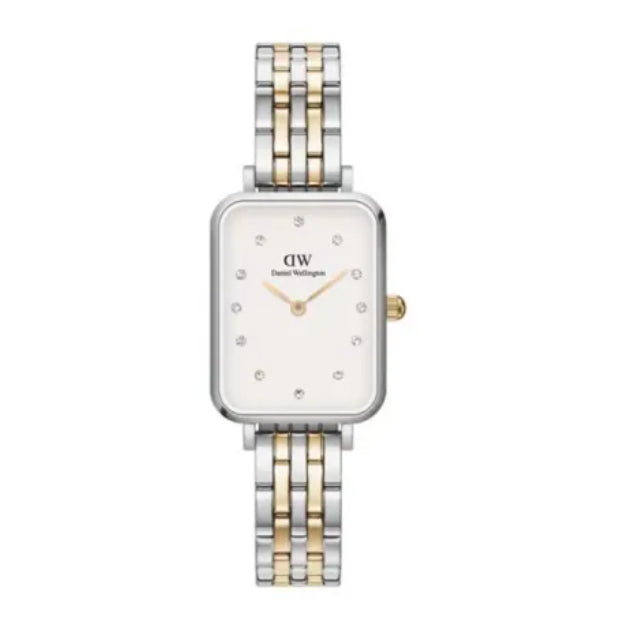 LADIES TWO-TONE QUADRO WATCH 20X26MM