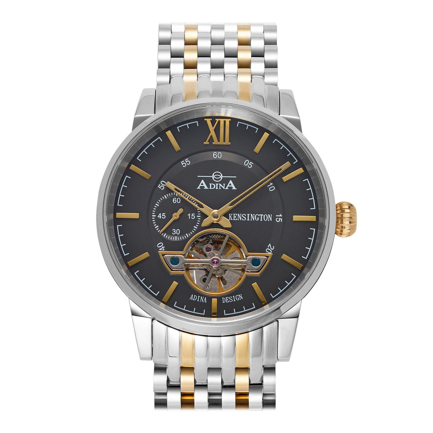 Gents Two-Tone Automatic Exposed Dress Watch 42mm
