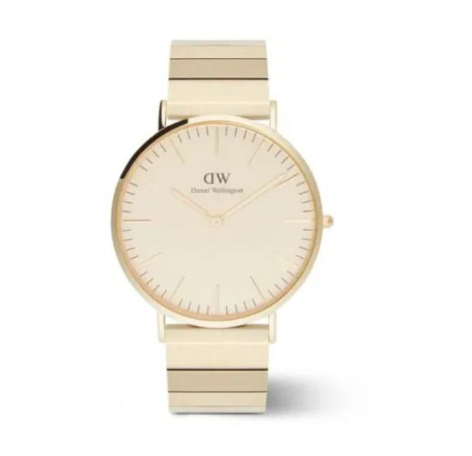 Gents Y/G Brushed Watch 40mm