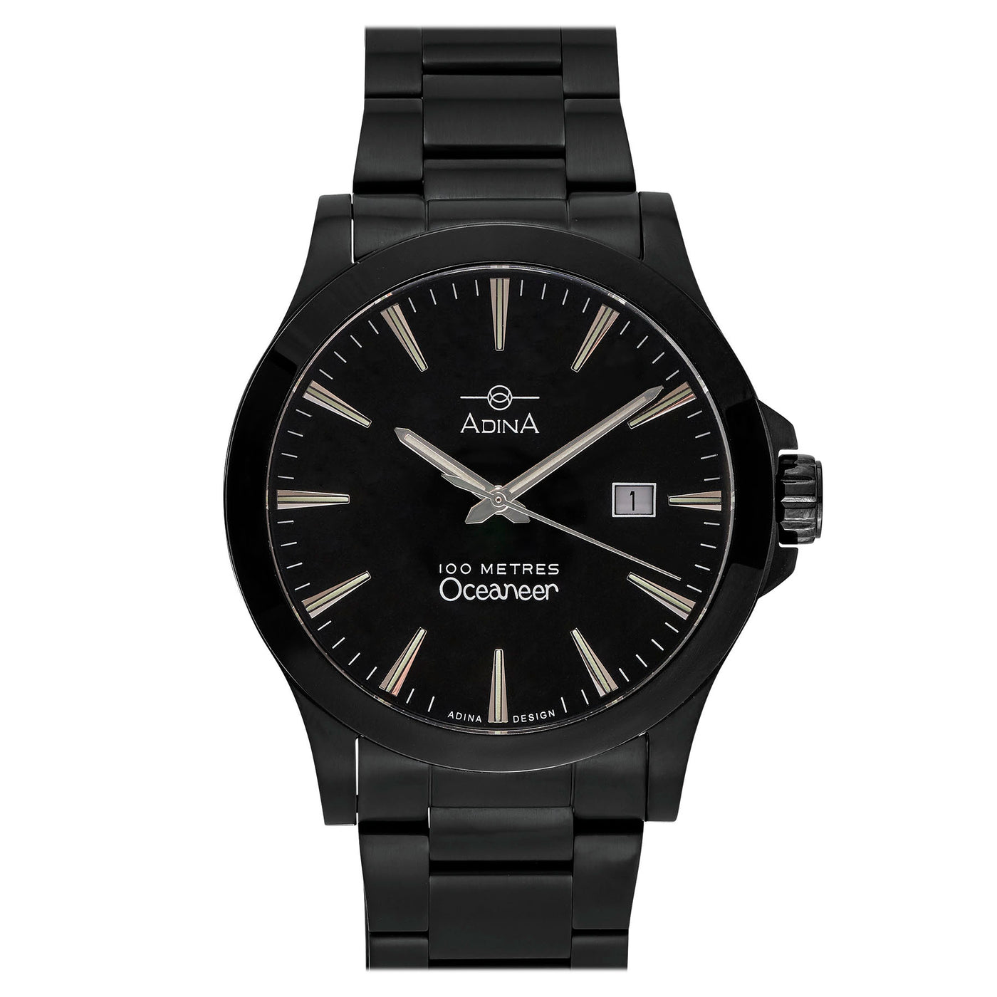 Gents Black Oceaneer Watch 42mm