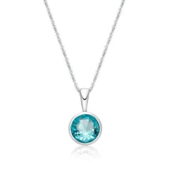 S/S March Bezel Pendant with Chain 45cm