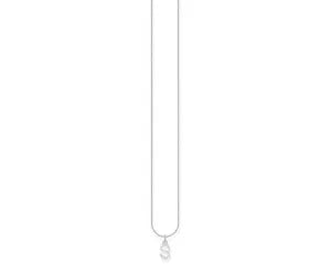 S/S INITIAL 'S' C/Z NECKLACE 38-45CM
