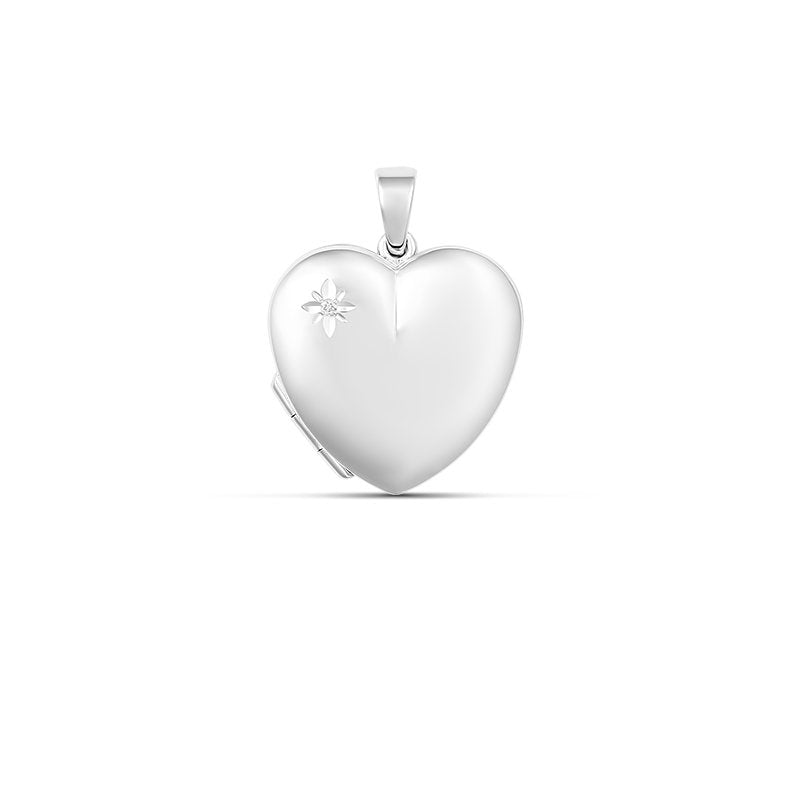 S/S C/Z HEART LOCKET 16X16MM