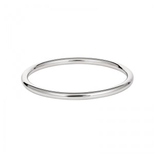 S/S HOLLOW GOLF BANGLE 50MM