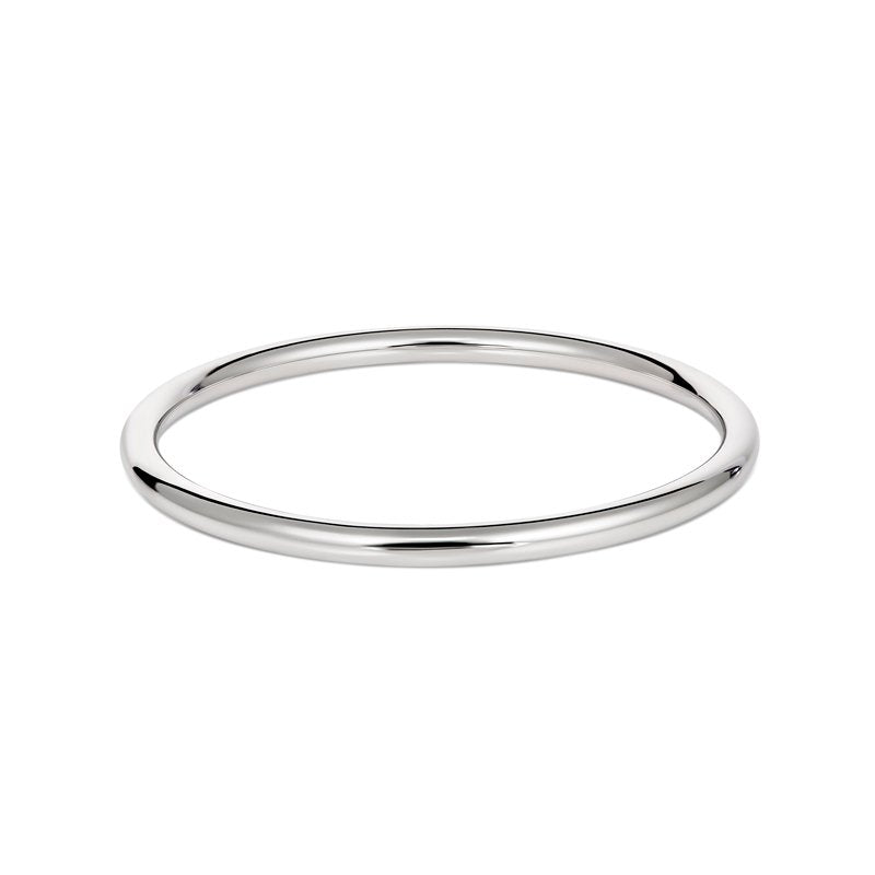 S/S HOLLOW GOLF BANGLE 55MM
