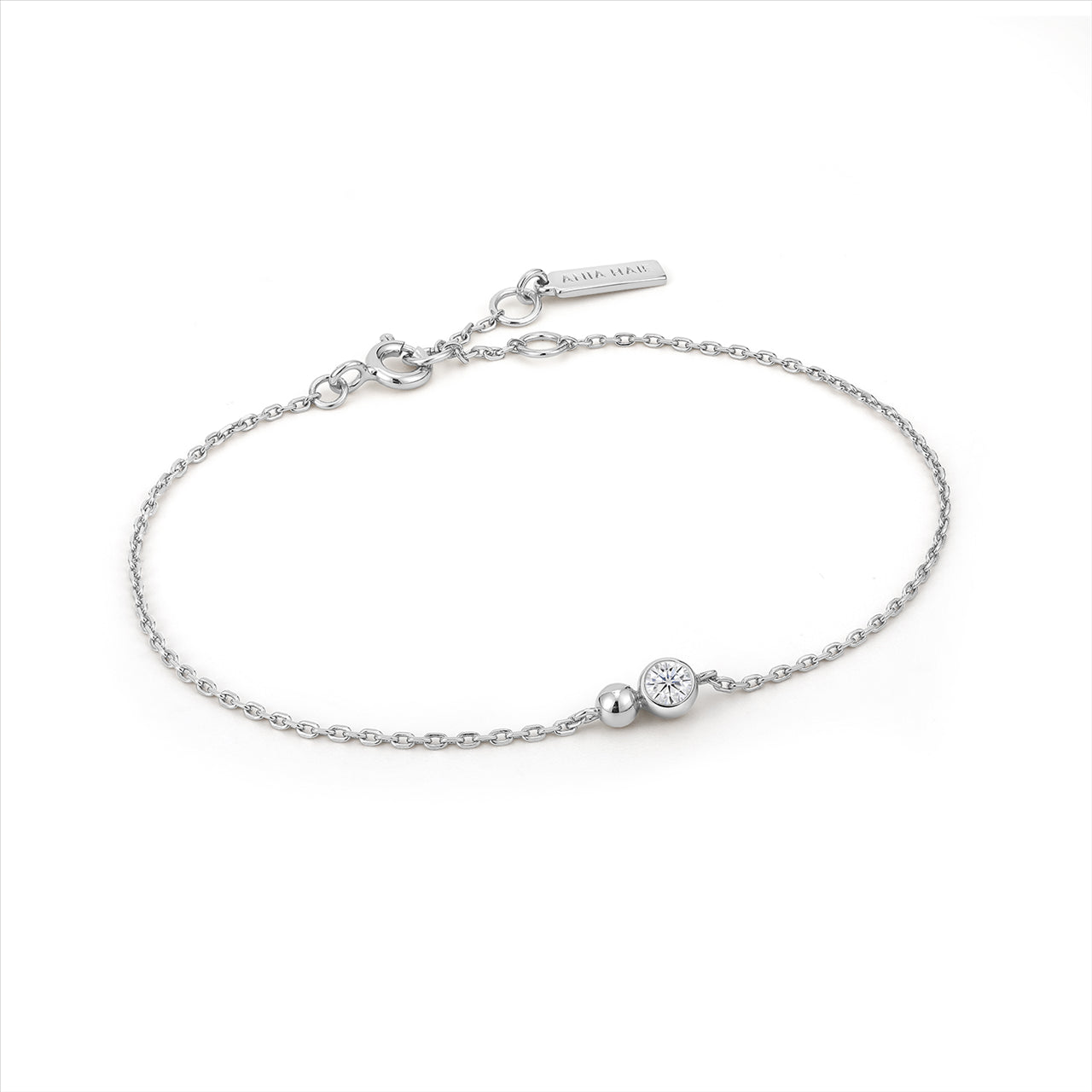 S/S C/Z ORB CHAIN BRACELET 16.5+2CM