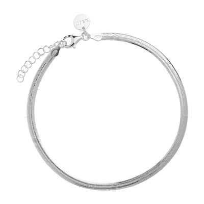 S/S Serpent Chain Anklet - 23+3cm