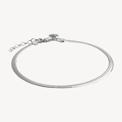 S/S Serpent Chain Anklet - 23+3cm