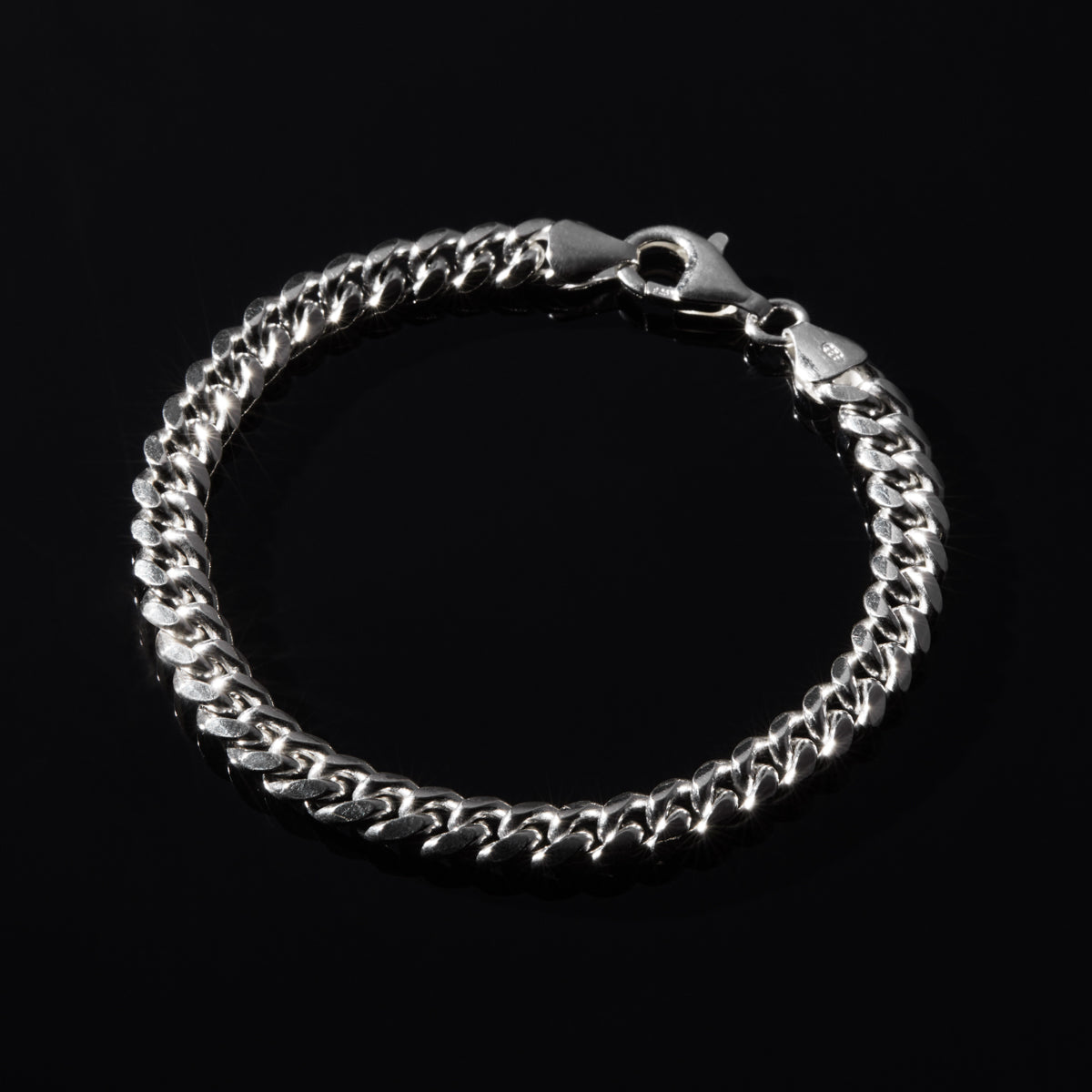 Mens S/S Cuban Chain Bracelet - 21cm