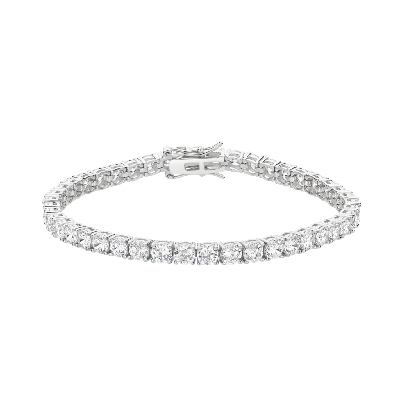 S/S C/Z Tennis Bracelet 19cm