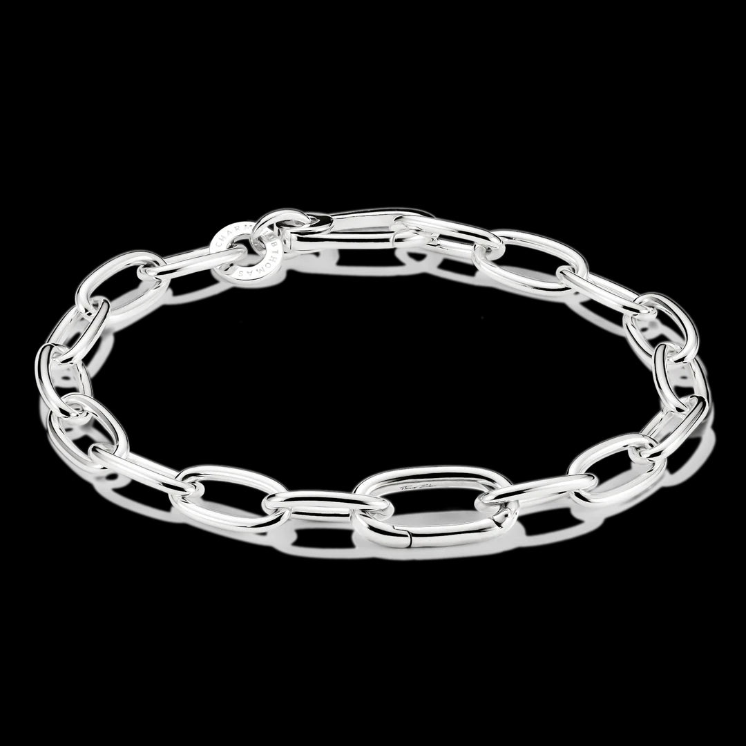 S/S Single Eyelet Charm Connect Bracelet 19cm
