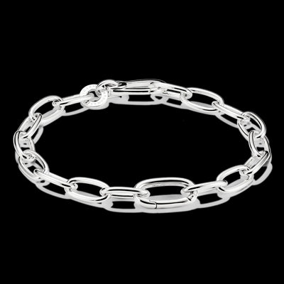 S/S Single Eyelet Charm Connect Bracelet 19cm