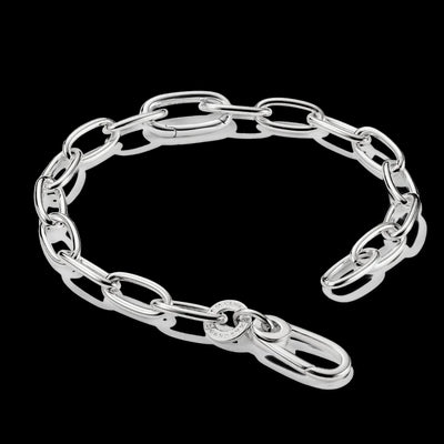 S/S Single Eyelet Charm Connect Bracelet 19cm
