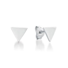 S/S Triangle Shaped Disc Studs 6mm