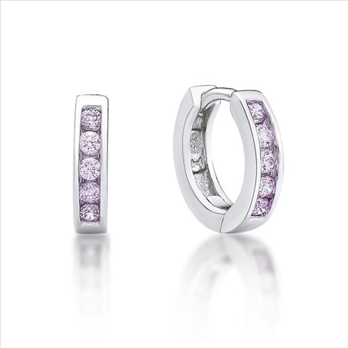 S/S Channel Set Pink C/Z Huggies 11.5mm