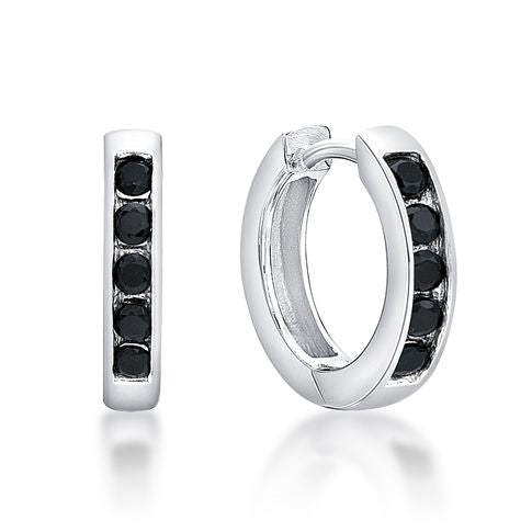 S/S CHANNEL SET BLACK C/Z HUGGIES 11.5MM