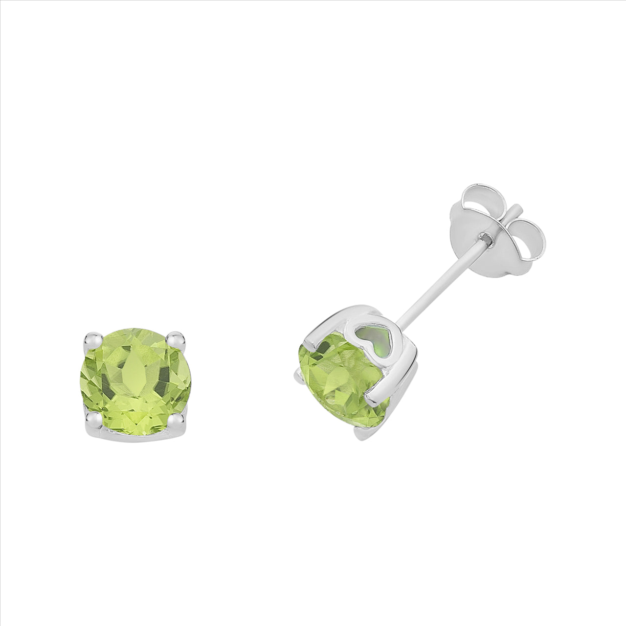 S/S PERIDOT EARRINGS