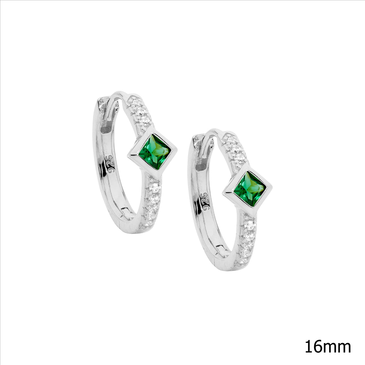 S/S C/Z HUGGIES WITH GREEN C/Z 16MM