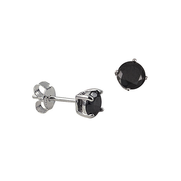 S/S BLACK C/Z STUDS 5MM