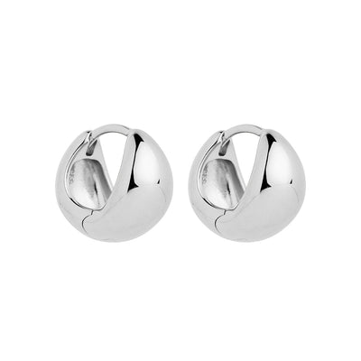 S/S Tapered Rounded Huggies - 8x14mm