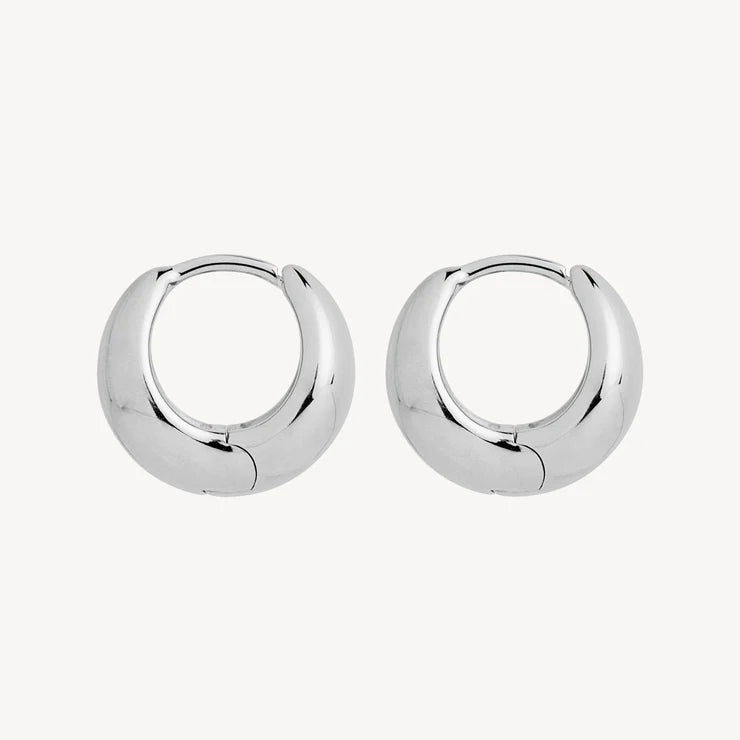 S/S Tapered Rounded Huggies - 8x14mm