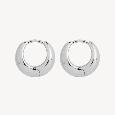 S/S Tapered Rounded Huggies - 8x14mm