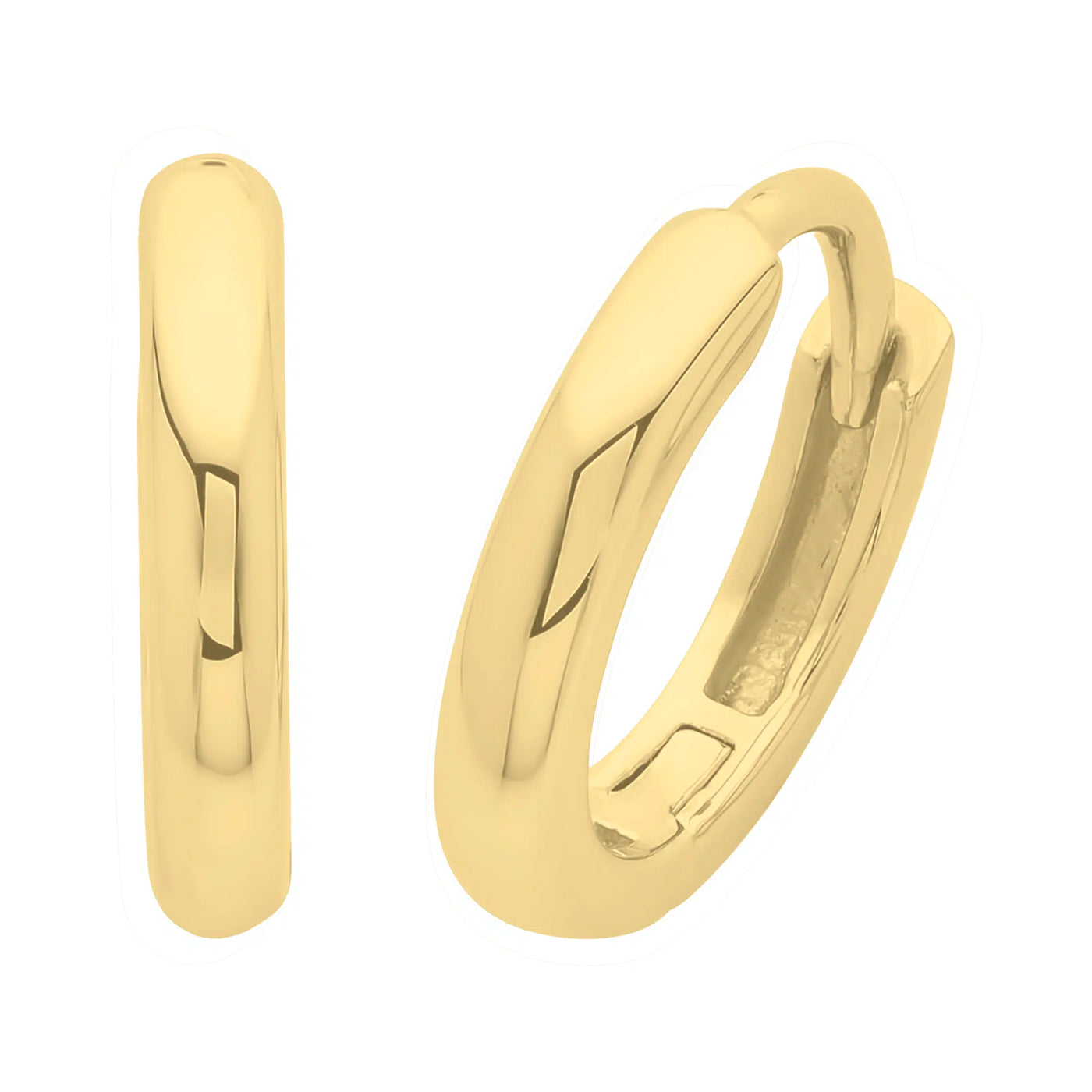 Hoop Huggies 13mm - Y/G Plated