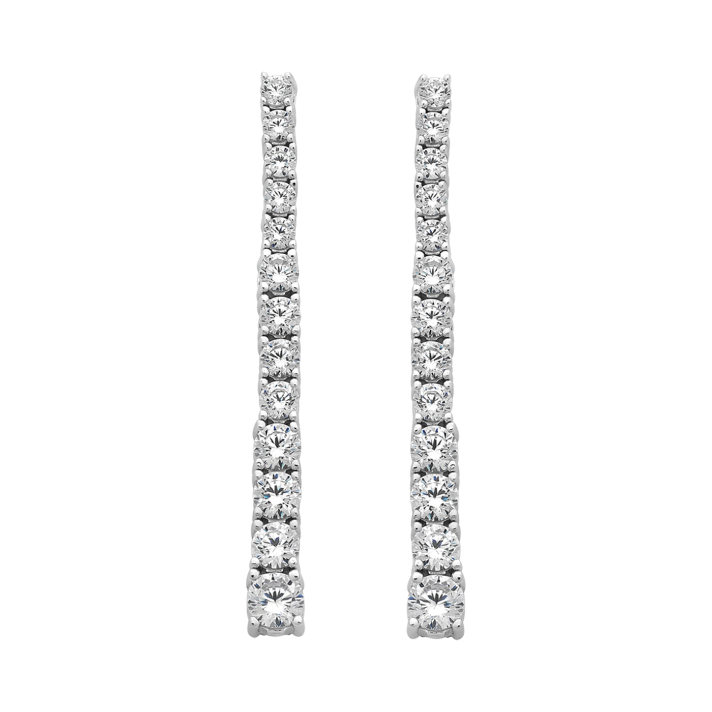 S/S C/Z Graduated Earrings