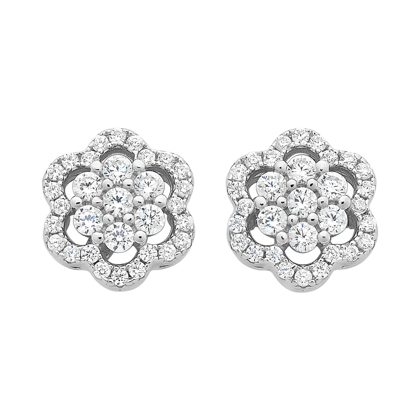 S/S C/Z Cluster Earrings