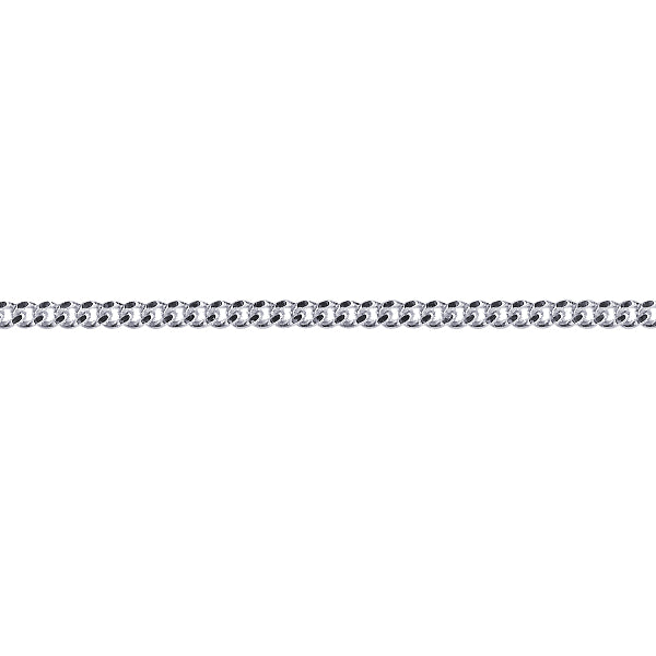 S/S DIAMOND CUT CURB CHAIN 50CM