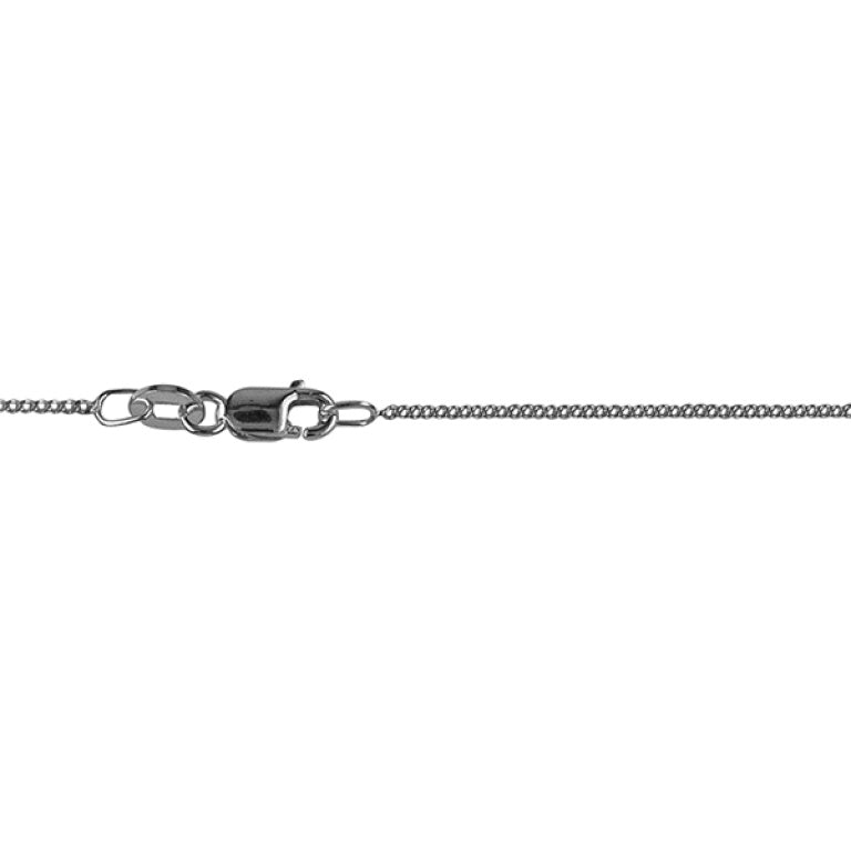S/S DIAMOND CUT CURB CHAIN 40CM+5CM