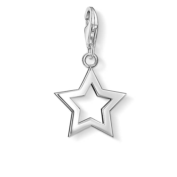 S/S Open Star Charm