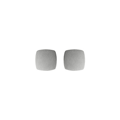 Mens Stainless Steel Square Cufflinks 14mm