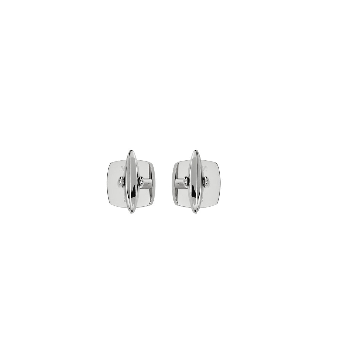 Mens Stainless Steel Square Cufflinks 14mm